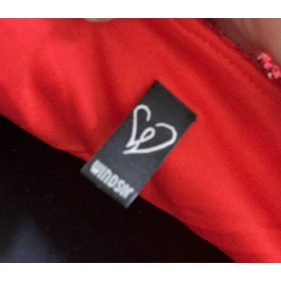 Windsor Red Mini Sparkle Dress Glam Sequin Cocktail Party Love Romantic, M - Picture 7 of 9